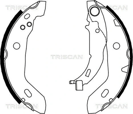 8100 23122 TRISCAN Комплект тормозных колодок (фото 1)