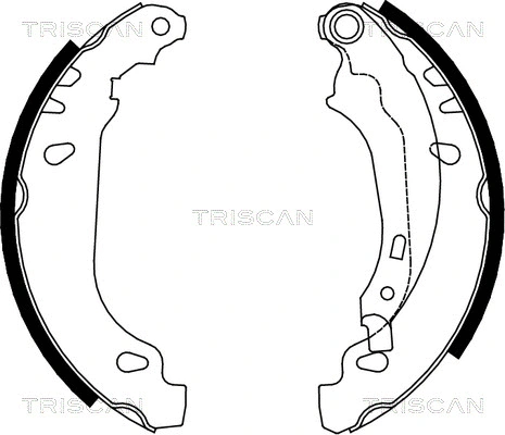 8100 28636 TRISCAN Комплект тормозных колодок (фото 1)
