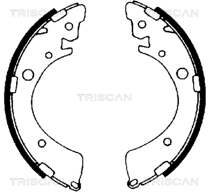 8100 40441 TRISCAN Комплект тормозных колодок (фото 1)
