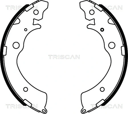 8100 40508 TRISCAN Комплект тормозных колодок (фото 1)