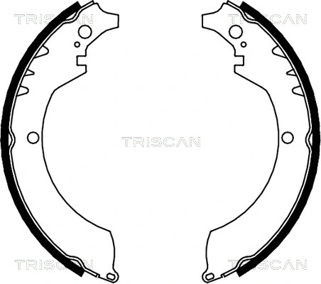 8100 41419 TRISCAN Комплект тормозных колодок (фото 1)