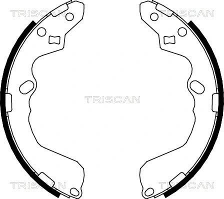 8100 50002 TRISCAN Комплект тормозных колодок (фото 1)