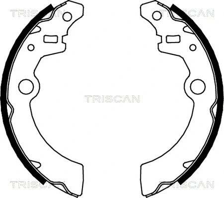 8100 69001 TRISCAN Комплект тормозных колодок (фото 1)