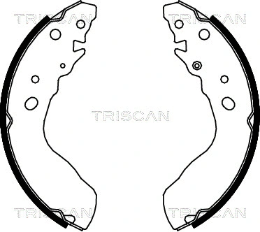 8100 69584 TRISCAN Комплект тормозных колодок (фото 1)