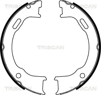 8100 80005 TRISCAN Комплект тормозных колодок (фото 1)
