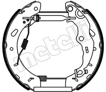51-0555 METELLI Комплект тормозных колодок (фото 1)