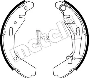 53-0318 METELLI Комплект тормозных колодок (фото 1)