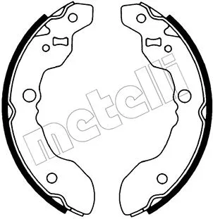 53-0631 METELLI Комплект тормозных колодок (фото 1)