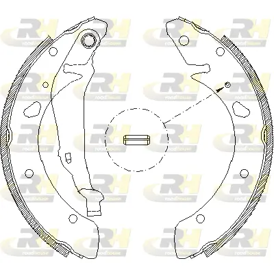4053.00 ROADHOUSE Комплект тормозных колодок (фото 1)