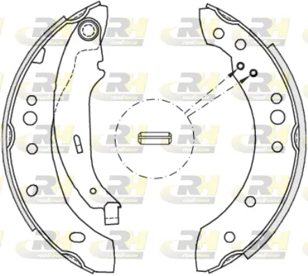 4149.02 ROADHOUSE Комплект тормозных колодок (фото 1)