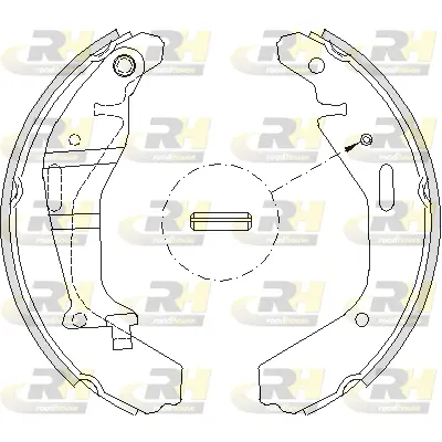 4202.00 ROADHOUSE Комплект тормозных колодок (фото 1)