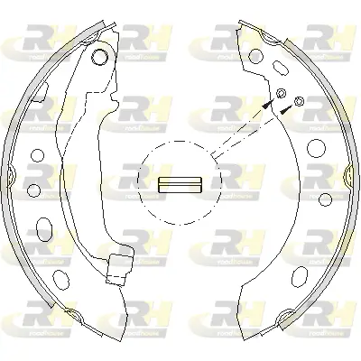 4204.00 ROADHOUSE Комплект тормозных колодок (фото 1)