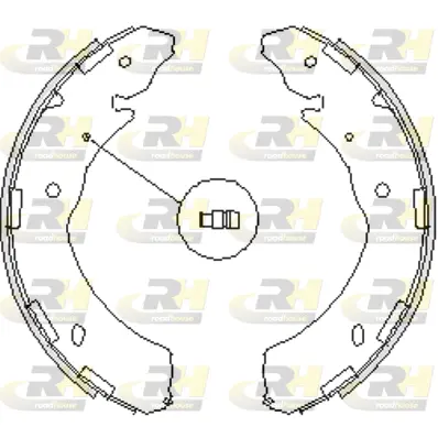 4236.00 ROADHOUSE Комплект тормозных колодок (фото 1)