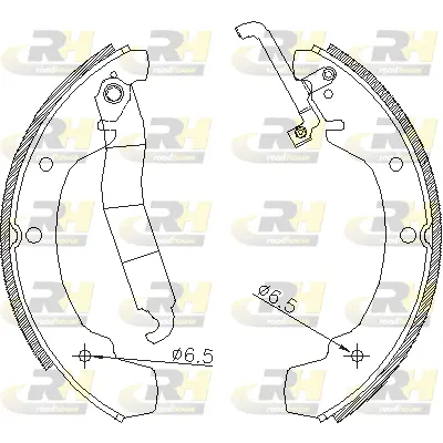 4688.00 ROADHOUSE Комплект тормозных колодок (фото 1)