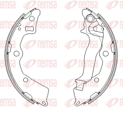 4225.01 REMSA Комплект тормозных колодок (фото 1)