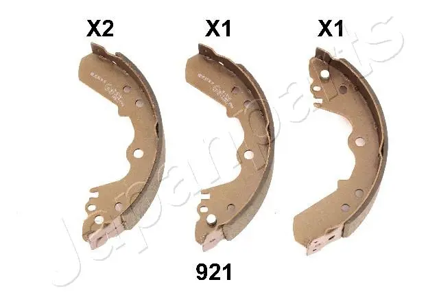 GF-921AF JAPANPARTS Комплект тормозных колодок (фото 1)