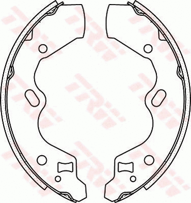 GS7343 TRW Комплект тормозных колодок (фото 1)