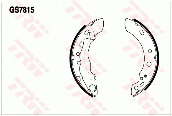 GS7815 TRW Комплект тормозных колодок (фото 1)