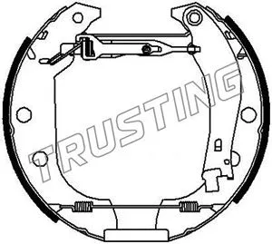 6152 TRUSTING Комплект тормозных колодок (фото 1)