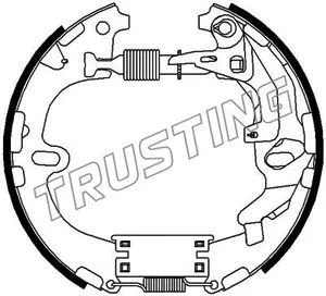 633.0 TRUSTING Комплект тормозных колодок, дисковый тормоз (фото 2)