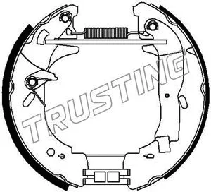 634.0 TRUSTING Комплект тормозных колодок, дисковый тормоз (фото 2)