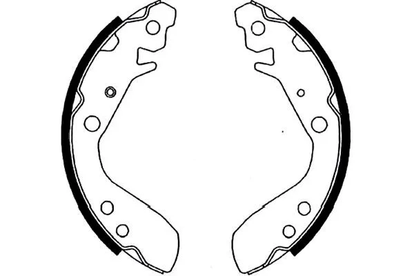 BS-2911 KAVO PARTS Комплект тормозных колодок (фото 1)