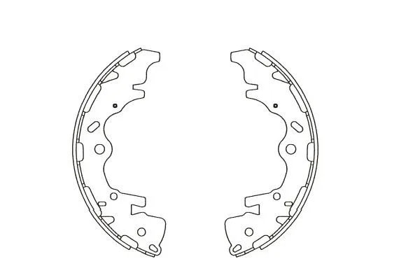 BS-3420 KAVO PARTS Комплект тормозных колодок (фото 1)