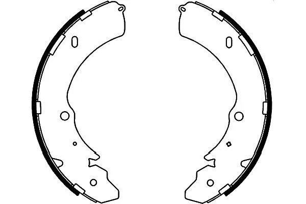 BS-3914 KAVO PARTS Комплект тормозных колодок (фото 1)