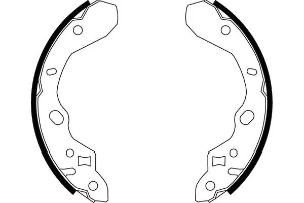 BS-5425 KAVO PARTS Комплект тормозных колодок (фото 1)