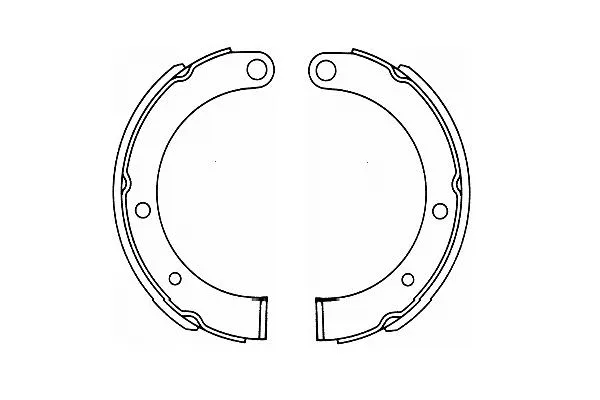 BS-6421 KAVO PARTS Комплект тормозных колодок (фото 1)