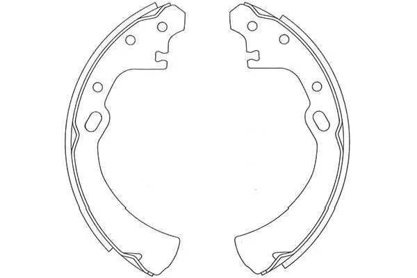 BS-7417 KAVO PARTS Комплект тормозных колодок (фото 1)