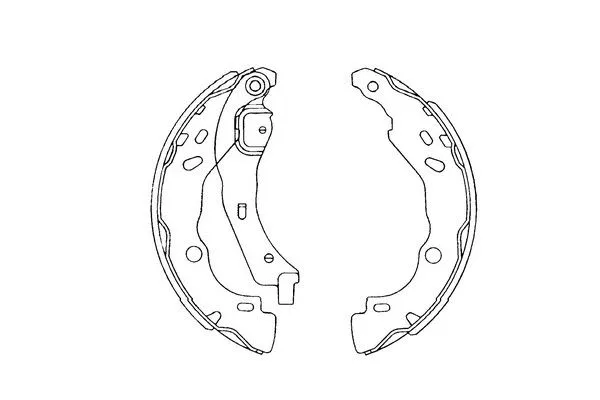 BS-7435 KAVO PARTS Комплект тормозных колодок (фото 1)