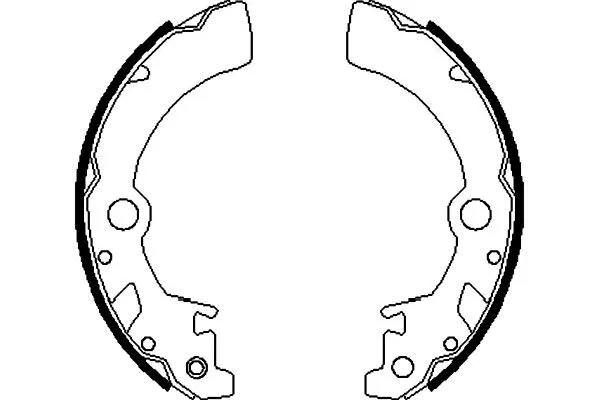 BS-8915 KAVO PARTS Комплект тормозных колодок (фото 1)