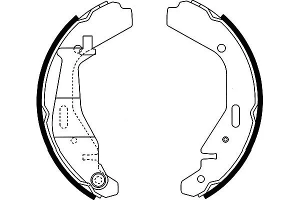 BS-8926 KAVO PARTS Комплект тормозных колодок (фото 1)