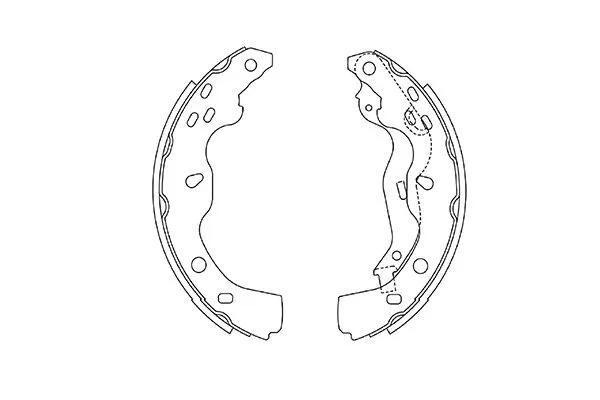 BS-8936 KAVO PARTS Комплект тормозных колодок (фото 1)