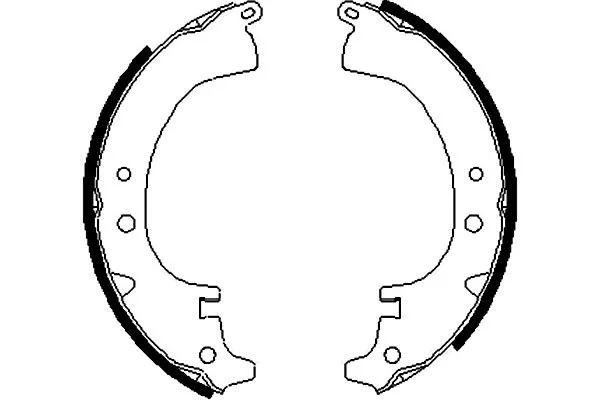 BS-9900 KAVO PARTS Комплект тормозных колодок (фото 1)