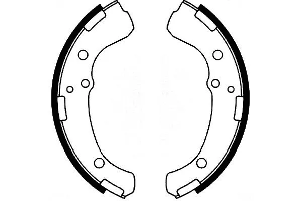 BS-9938 KAVO PARTS Комплект тормозных колодок (фото 1)