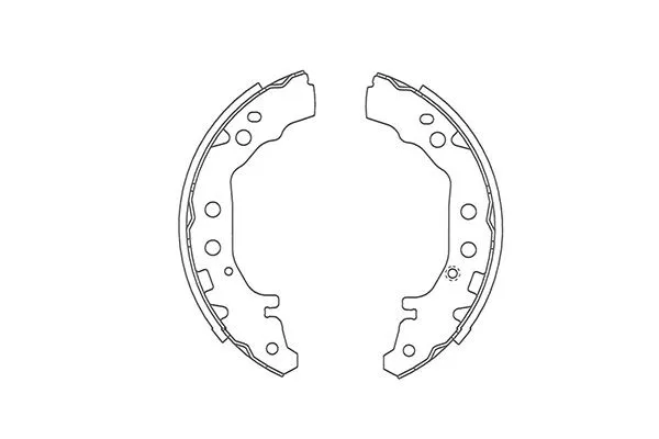 BS-9950 KAVO PARTS Комплект тормозных колодок (фото 1)