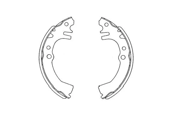 KBS-1901 KAVO PARTS Комплект тормозных колодок (фото 1)