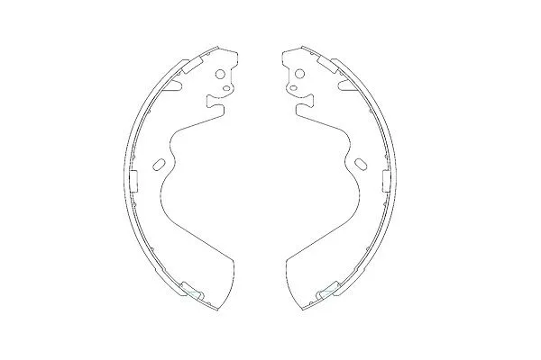 KBS-3403 KAVO PARTS Комплект тормозных колодок (фото 1)