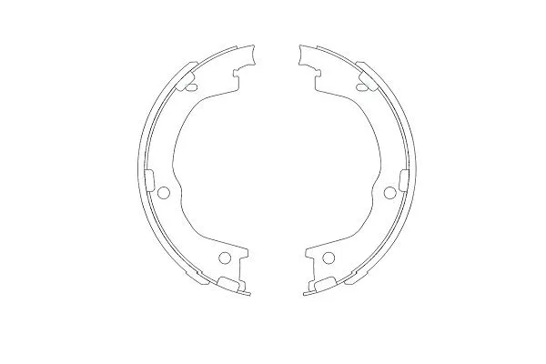 KBS-3404 KAVO PARTS Комплект тормозных колодок (фото 1)