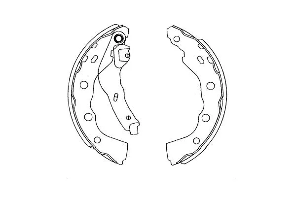 KBS-6415 KAVO PARTS Комплект тормозных колодок (фото 1)