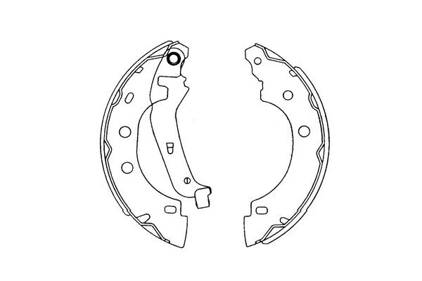 KBS-7410 KAVO PARTS Комплект тормозных колодок (фото 1)