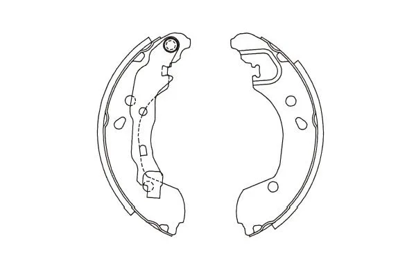 KBS-7415 KAVO PARTS Комплект тормозных колодок (фото 1)