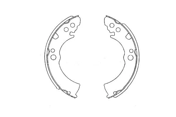 KBS-7421 KAVO PARTS Комплект тормозных колодок (фото 1)