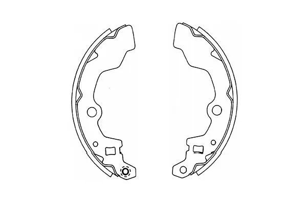 KBS-8928 KAVO PARTS Комплект тормозных колодок (фото 1)