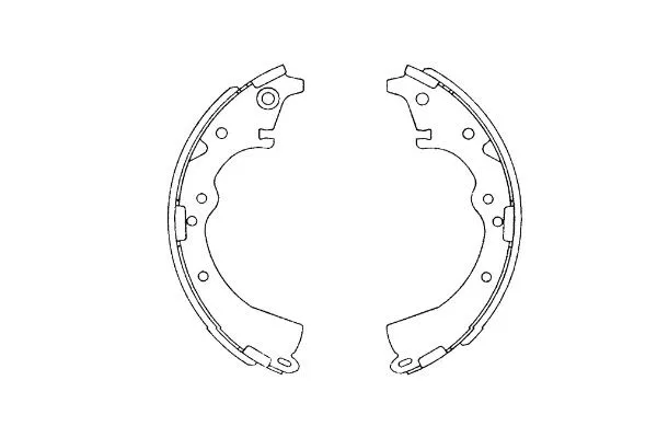 KBS-9919 KAVO PARTS Комплект тормозных колодок (фото 1)