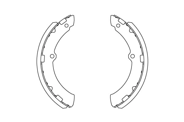 KBS-9945 KAVO PARTS Комплект тормозных колодок (фото 1)