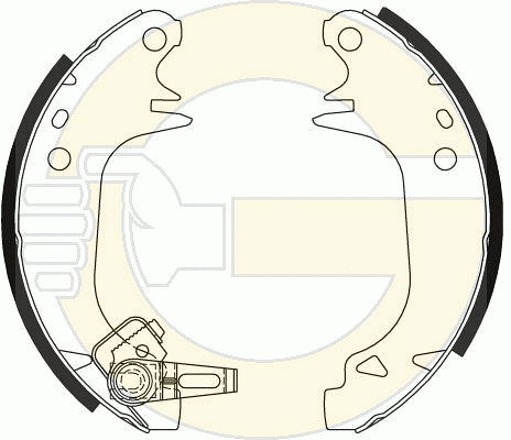 5183213 GIRLING Комплект тормозных колодок (фото 2)