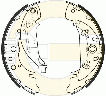 5184419 GIRLING Комплект тормозных колодок (фото 2)